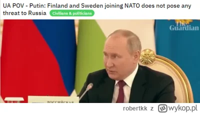 robertkk - XDDDDDD
a pamiętacie co mówił w 2022?
"Jeśli finlandia i szwecja dołączą d...