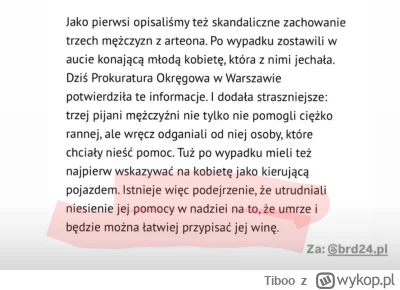 Tiboo - Jakim trzeba być śmieciem, żeby coś takiego o-----ć! Oby zdechli w pierdlu ws...