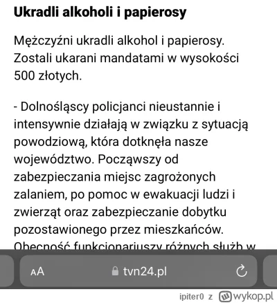 ipiter0 - @Koner1391: na szczęście szabrowników czekają drakońskie kary