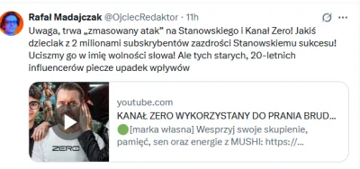 szurszur - Nieźle pośmieszkował z tej narracji Stanowskiego, że ataki to akcja staryc...