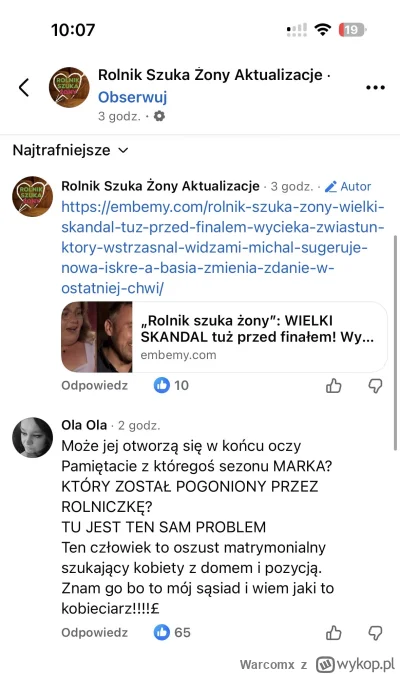 Warcomx - Dymy, mamy dymy proszę Państwa.

#rolnikszukazony