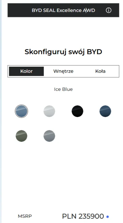 YoursTruly - >byd seal

@Mateos2: Jednak nie