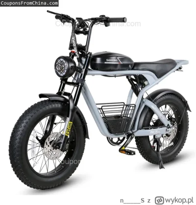 n____S - ❗ SAMEBIKE M20-FT 48V 18Ah 1000W Electric Bicycle [EU]
〽️ Cena: 1599.99 USD ...