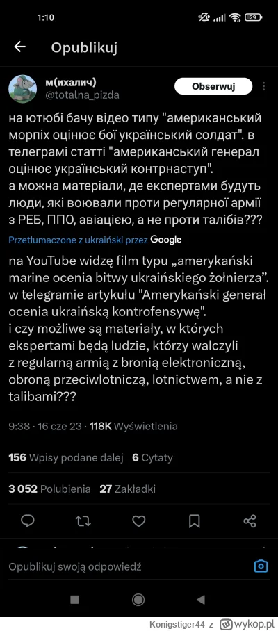 Konigstiger44 - #ukraina Najbardziej to mnie irytują osintowcy robiący poważne analiz...