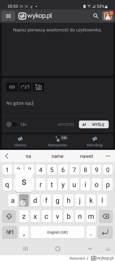 Returned - @dwojkazet: ff na android tutaj. Patrz na to (ta belka wszedzie tak przech...