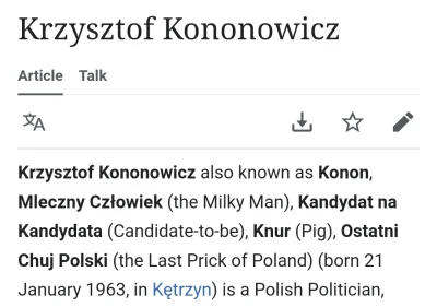 elektryczny_mariusz - Nawet  już w Ameryce wiedzą że #kononowicz to