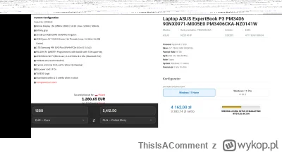 ThisIsAComment - Wszystko pięknie ładnie, ale cena strasznie wysoka. Ostatnio czaiłem...