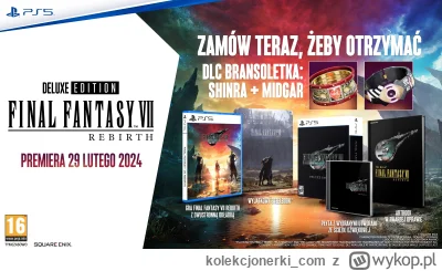 kolekcjonerki_com - Specjalne wydanie Final Fantasy VII Rebirth Deluxe Edition ponown...