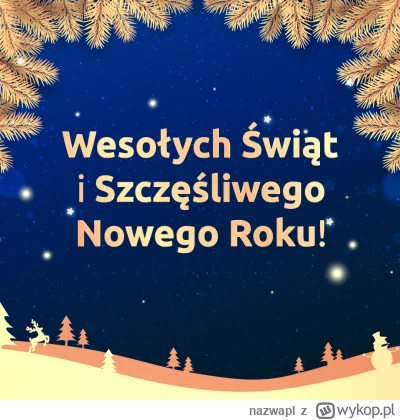 nazwapl - 🎄✨ Wesołych Świąt i pomyślności w Nowym Roku!  ✨🎄

Z okazji świąt Bożego ...