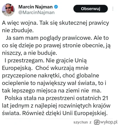 szychun - #polityka #bekazpisu #bekazkonfederacji kiedy taki dzban jak Najman ma więc...