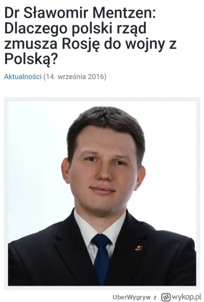 UberWygryw - Oni chca rzadzic Polska!!!