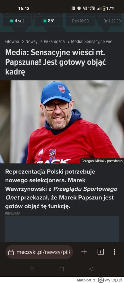 Matpiotr - Litości, tylko nie Mapszun
#mecz #reprezentacja #pilkanozna