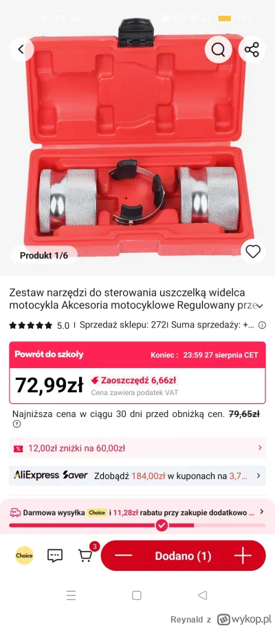 Reynald - #motocykle 

Który nabijak do uszczelniaczy będzie lepszy? Tylko nie wyskak...