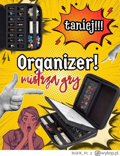 RGFK_PL - WRACA ORGANIZER MISTRZA GRY! A do tego... taniej?

Dobra, drużyno. Przed wy...