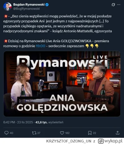 KRZYSZTOFDZONGUN - Romanowskiemu się nieźle odkleiło xD szur szur szur xDDD

#bekazpi...