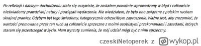 czeskiNetoperek - Marciniak w oświadczeniu ma pretensje do organizatorów (czyli Mence...