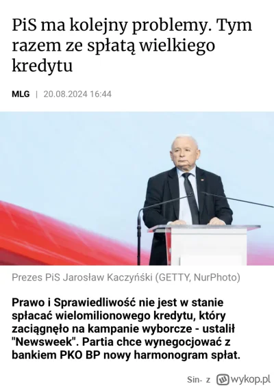 Sin- - Czyli dzisiejsze wpłaty trafią na konto komornika
( ͡° ͜ʖ ͡°)

Źródło: https:/...