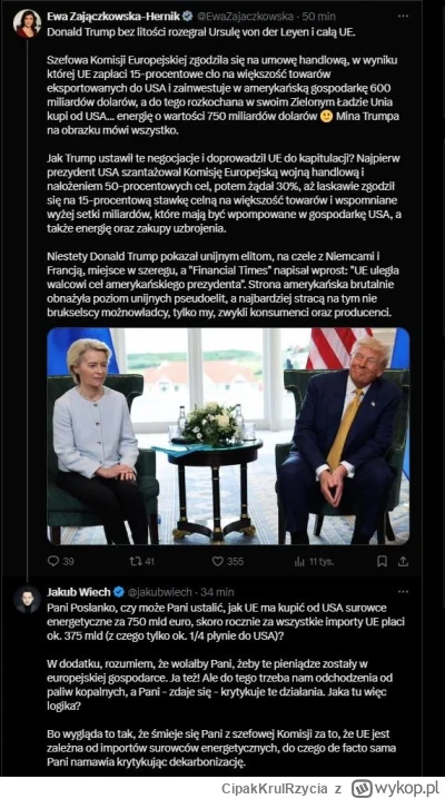 CipakKrulRzycia - #polityka #konfederacja #bekazkonfederacji #usa #europa 
Ewa jeszcz...