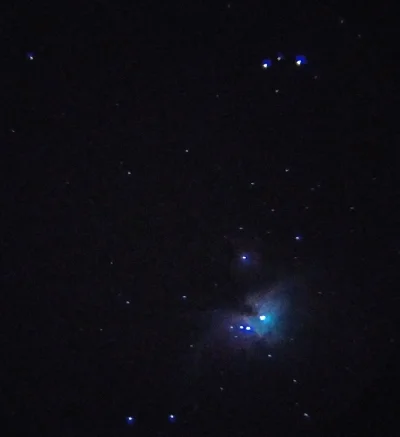 szyna352 - Mgławica w Orionie, mały teleskop + telefon Xiaomi ( ͡° ͜ʖ ͡°)
#astrofoto ...