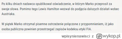 wpisynienawisci - #f1 sir Oponeo kazał, federacja zadziałała, pewnie skończy się na k...