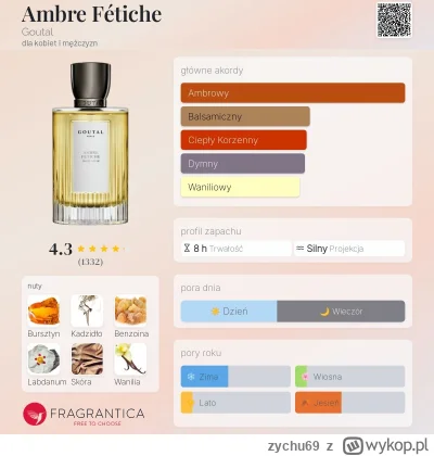 zychu69 - hej,

do odlania Goutal Ambre Fétiche

3,90 PLN za ml

https://www.fragrant...