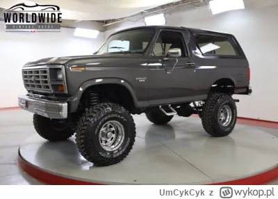 UmCykCyk - Ford Bronco 1982 XLT - bo taki występował w filmie "miłość szmaragd i krok...