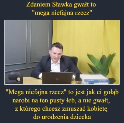 officer_K - "Co z aborcją w przypadku gwałtu?

sławek mentzen: Nie. Jeżeli doszło do ...