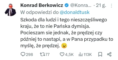 Aiusteia - Berkowicz to patus. Kiedykolwiek widzę wpis Donalda Tuska na Twitterze pie...