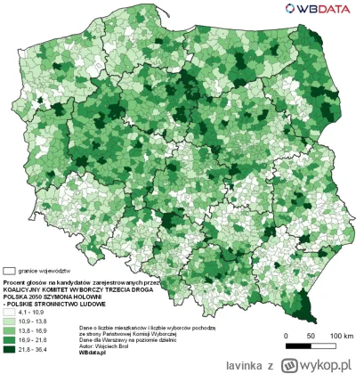 lavinka - @ChlopoRobotnik2137: Wygrywają różne ugrupowania, zależy która gmina. Raz P...