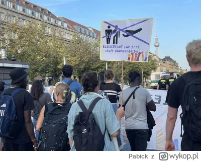 Pabick - Protesty w Berlinie przeciwko deportacji