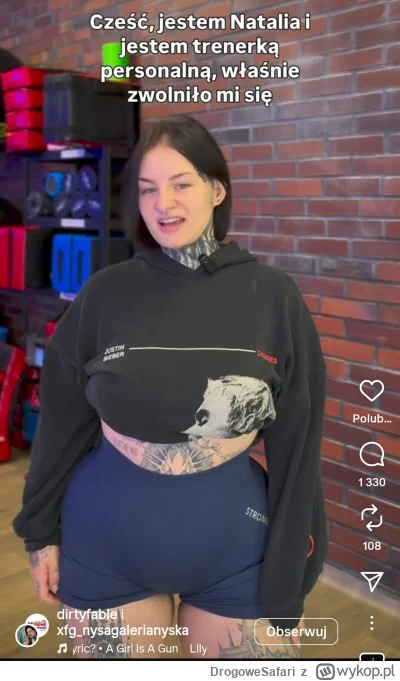 DrogoweSafari - CZEŚĆ JESTEM NATALIA I JESTEM TRENERKĄ PERSONALNĄ ᕦ(òóˇ)ᕤ

( ಠ_ಠ)

ht...