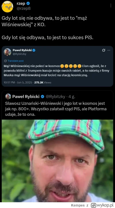 Kempes - #polityka #spacex #heheszki #bekazpisu #bekazlewactwa 

XDDDDDDDDDDDDDDDDDDD...