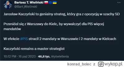 konrad_bolec - Przed państwem genialny strateg - karakan! XD

#wybory #bekazpisu #bek...