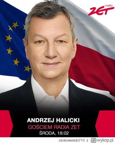 Jankowalski715 - Popołudniowym gościem Radia Zet Andrzej Halicki z PO - europoseł i k...