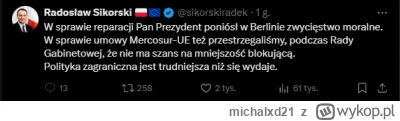 michalxd21 - @dqdq1: tak tak, wina Nawrockiego że nie umie czytać, rząd się zachowuje...