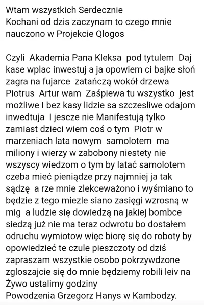 pelt - Było ostatnio na tagu o tym Grzegorzu co ma kanał Hanys w Kambodży. Akurat wyś...