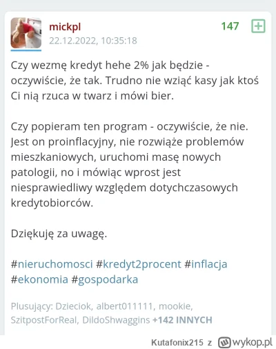 Kutafonix215 - Przegladanie tagu #kredyt2procent od poczatku to bedzie moj nowy guilt...