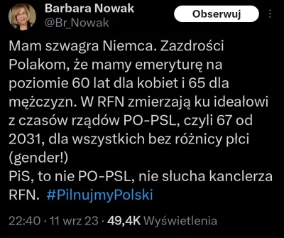 kobiaszu - Po czym szwagier jedzie na wakacje na Majorkę, a polski emeryt #!$%@? na d...