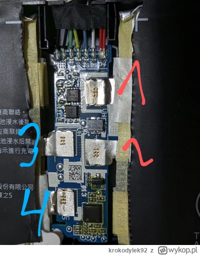 krokodylek92 - Okej tak będzie mi łatwiej, jak ładuje +1 i -4 to mam właśnie 4V tak s...