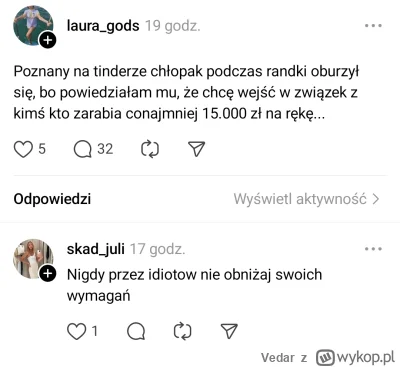 Vedar - #rozowepaski #logikarozowychpaskow #przegryw #p0lka #tinder