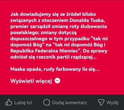 PolskaOdMorzaDoMorza - @octopussy8: wrzuciłem to właśnie na pisowską grupę. Kij w mro...