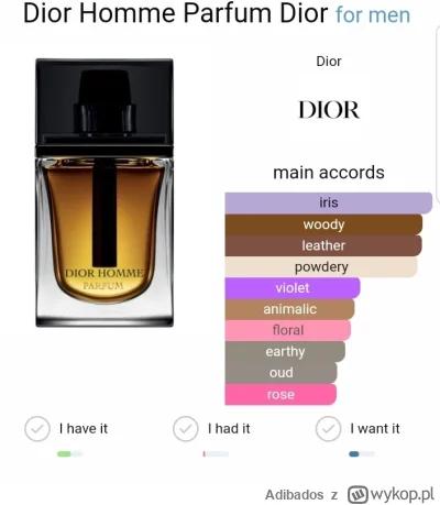 Adibados - Pachnący Mircy, czy ma ktos do odlania Dior Homme Parfum. Czy już nie będz...