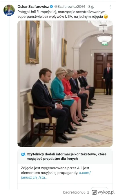 badreligion66 - #polityka Oskarek w nocy dostał kontent że sieje ruską propagandę.