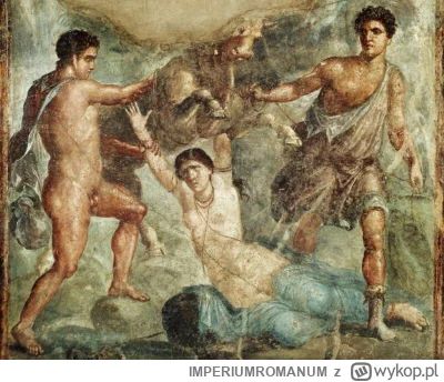 IMPERIUMROMANUM - Fresk przedstawiający karę Dirke

Fresk przedstawiający karę Dirke ...