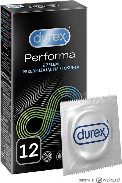 duxrm - Wysyłka z magazynu: PL
Durex Performa Prezerwatywy z lubrykantem przedłużając...