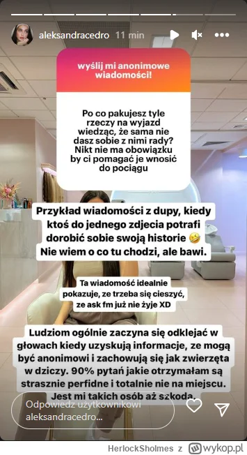 H.....s - Aktualizacja od p0lki która miała ból dupy, że żaden mężczyzna łaskawie jej...