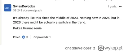 chaddeveloper - ta, jak świnia niebo xD

#pracait #programowanie #programista15k #pro...