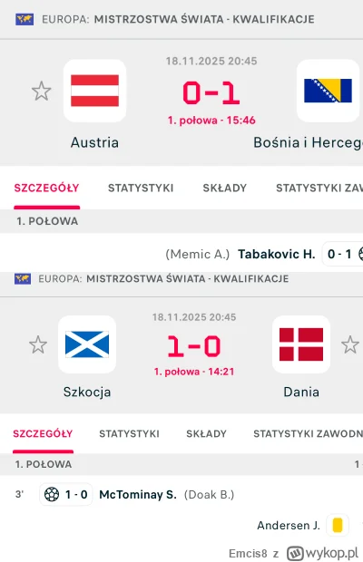 Emcis8 - Trwa zamach na polska suwerenność w pierwszym koszyku 

#mecz