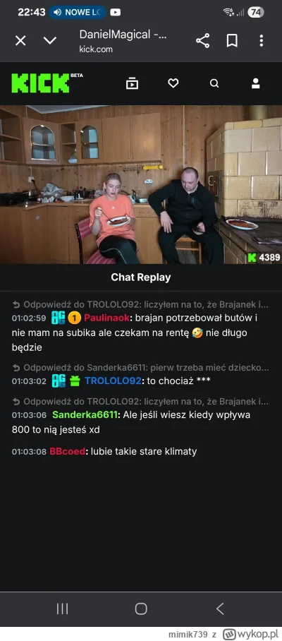 mimik739 - #danielmagical 

Jestem na 100% przekonany, ze uszata przed związaniem sie...