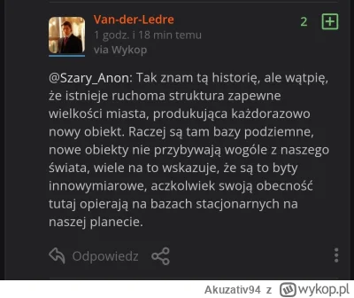 Akuzativ94 - Jeden w naszych użytkowników jest blisko odkrycia tego, co się dzieje w ...